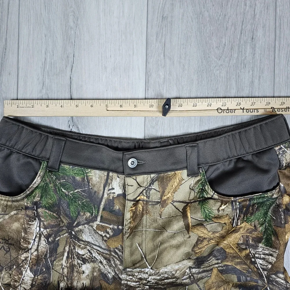 Under Armour Scent Control Pant Mens Extra Large Brown Realtree Camo Double Knee